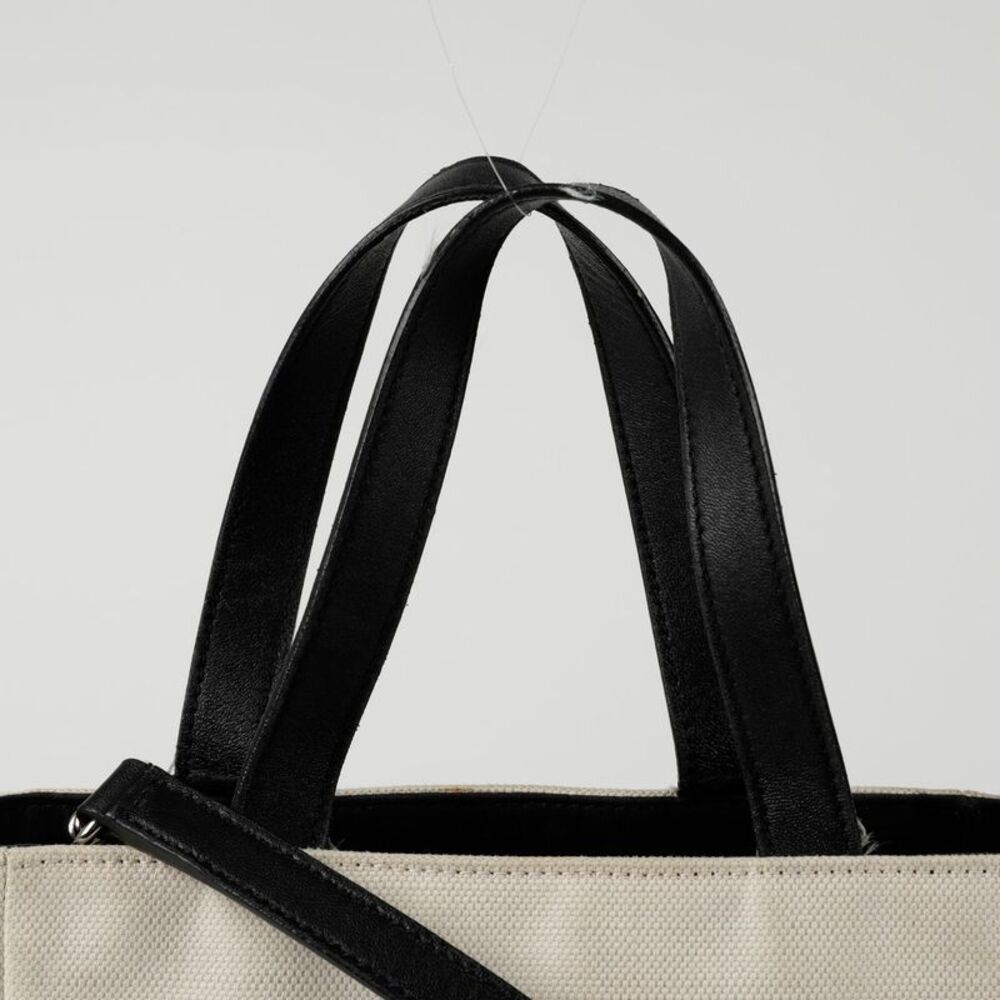 Logo Canvas Tote Shoulder Bag - Picture 4 of 10